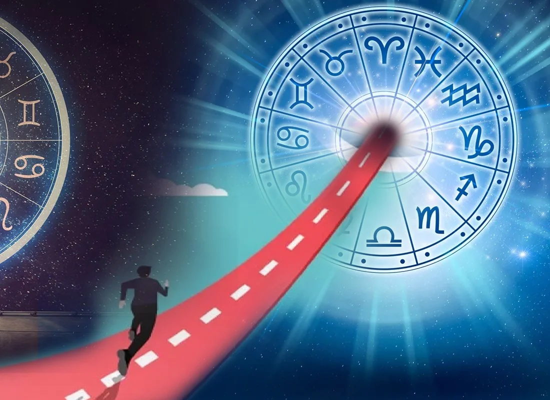 Business calendar marked with astrological events and numerological calculations showing optimal dates for launching products, signing contracts, and making major business decisions