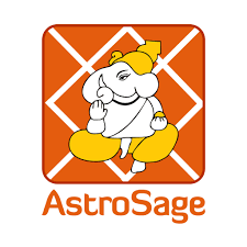 AstroSage AI platform interface showing comprehensive astrology features and large user base statistics