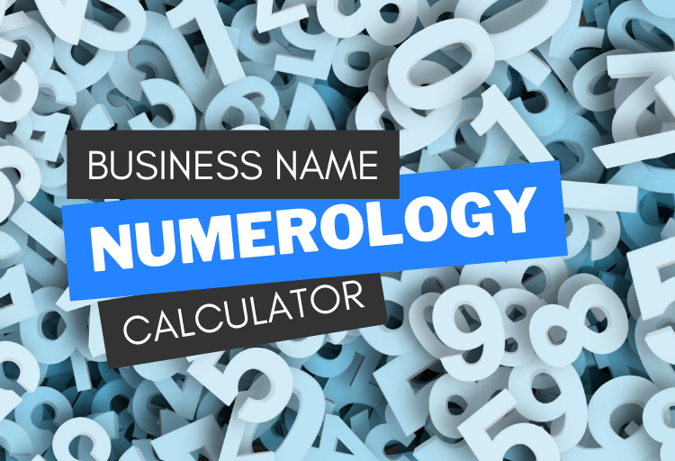 Infographic showing famous company names with their numerological values and corresponding business success patterns, including Apple, Google, Microsoft, and other major brands
